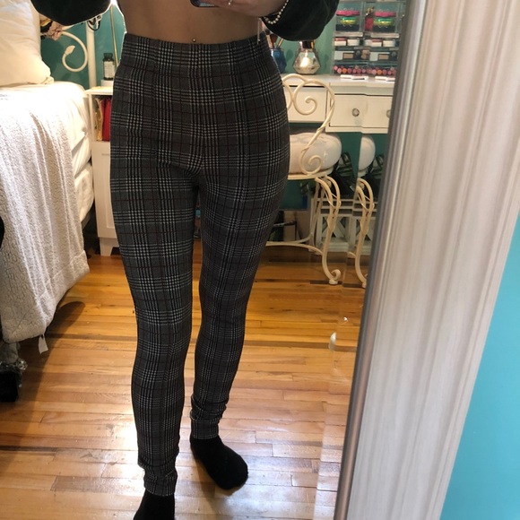 Forever21 plaid leggings - Picture 2 of 2